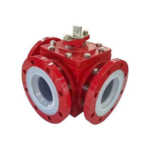 Industrial PTFE Lined Ball Valve
