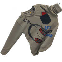 GS-47 Boys Full Sleeve T-Shirt - Soft Cotton Fabric, Available in Small to Extra-Large, Multicolor Printed Design | Trendy, Washable, Versatile for All Seasons