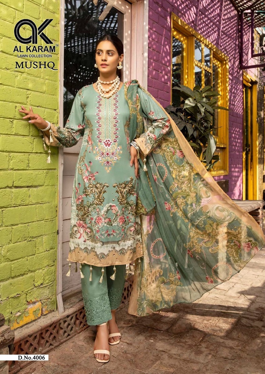 Al Karam Mushq Vol-4  Dress Material