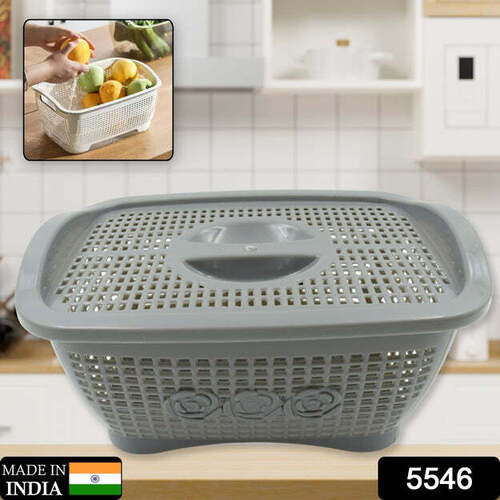 Multipurposes Plastic Basket Organizer For Kitchen