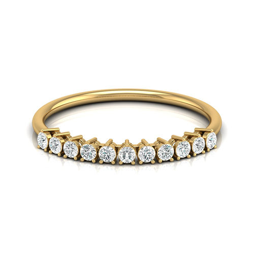 Modern Diamond Gold Ring