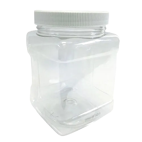 Plastic Square Jar