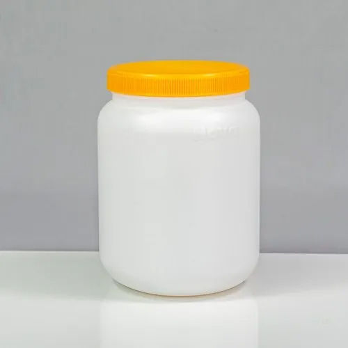 5 Ltr White Hdpe Jar Hardness: Soft