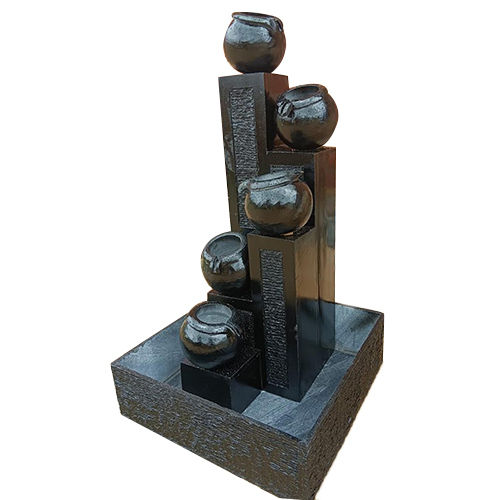 Black Decorative Garden Fountain