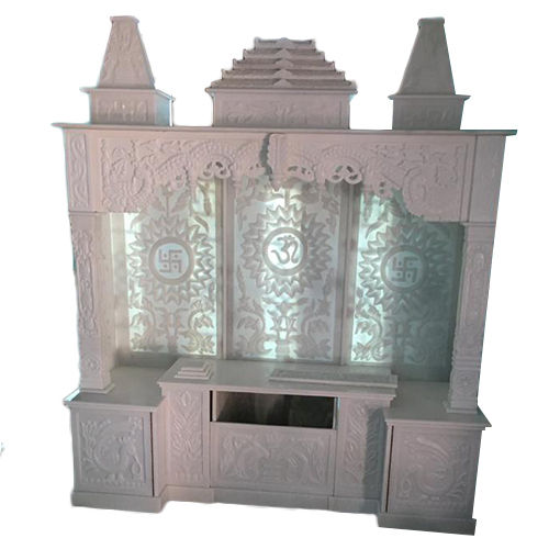 White Designer Marble Home Temple