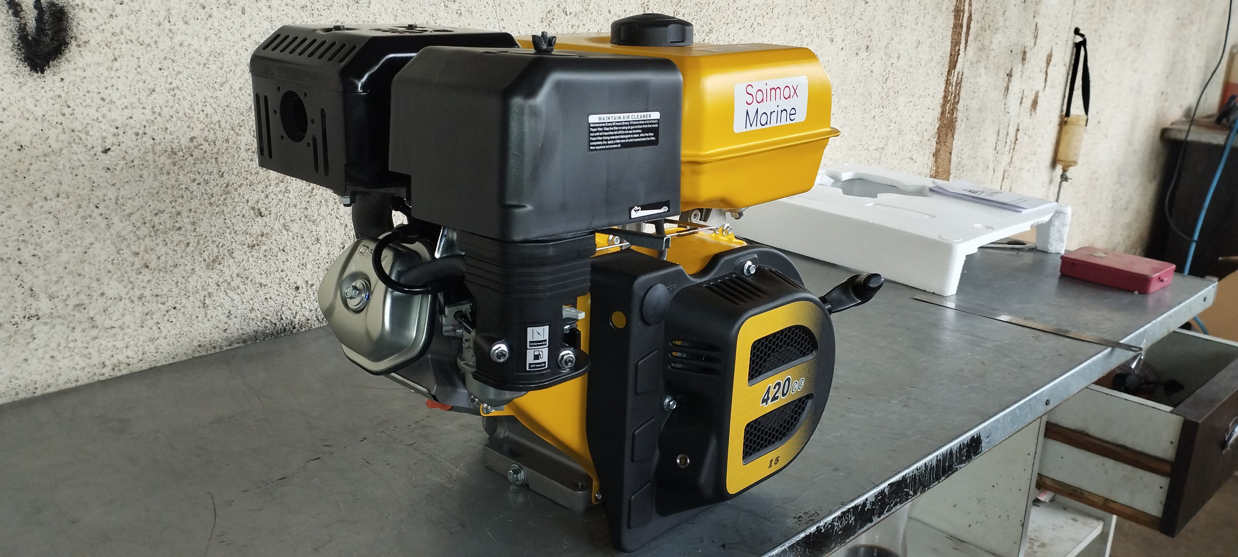 SM420-Q ENGINE 15HP  (All spare part available)