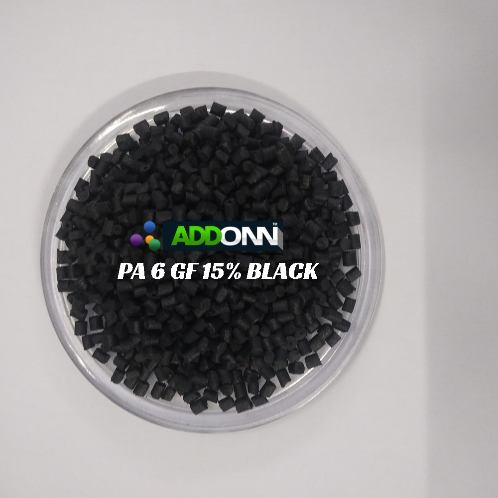 Polyamide 6 GF 15% Black Prime Plastic Pellets