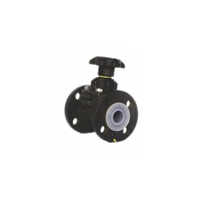 Ptfe Lined Diaphragm Valve - Industrial Grade, Various Sizes , Matte Black Finish For Enhanced Durability