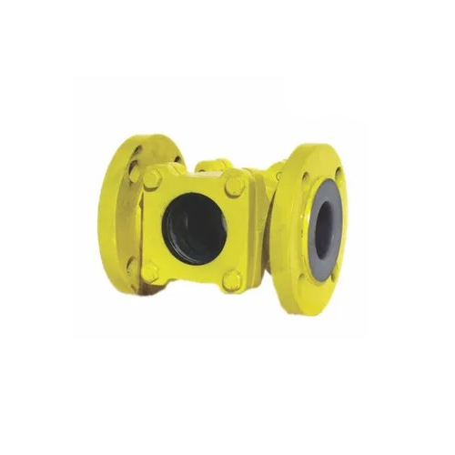 PFA Lined Double Window Sight Glass