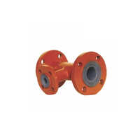 Ptfe Lined Unequal Tee - Application: Pneumatics