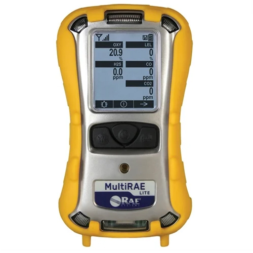 Yellow-Silver Multirae Lite Wireless Portable Multi Gas Monitor