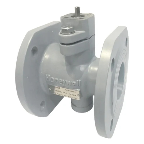 Two Way Control Ball Valve - Brass Material DN65-DN150 Size Range Grey Color Polished Finish Flanged End Connection -5 to 120Â°C Media Temperature