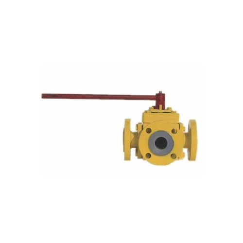 Ptfe Lined Three Way Ball Valve - Application: Industrial