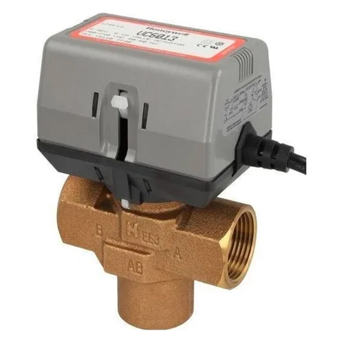 Grey-Golden Honeywell Brass Fcu Valve
