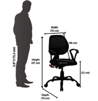 Mustang Mid Back Mesh Chair