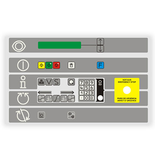 MP 00038 ZINSER 730 Standard Machine Keypads