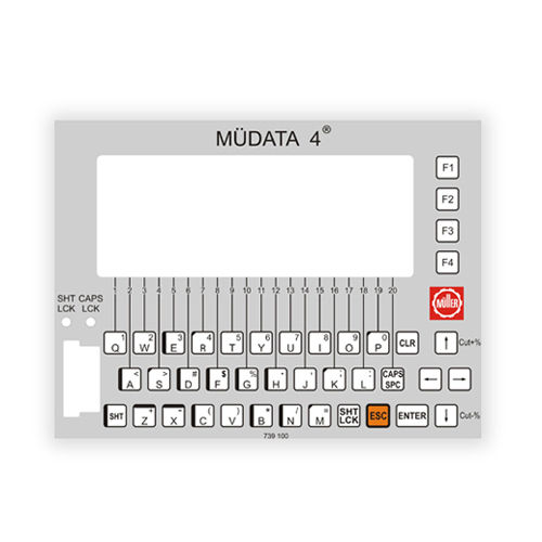 MP 00040 Muller Data Standard Machine Keypads