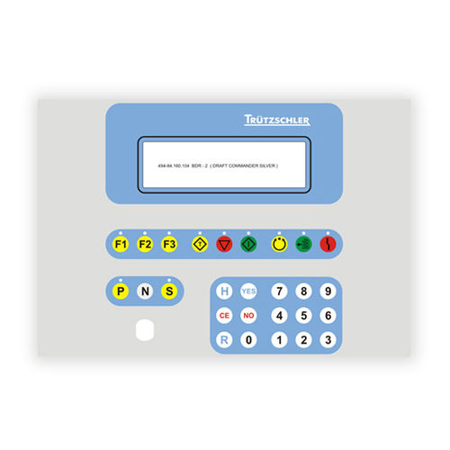 Mp 00050 Trutzschler Draft Commander Standard Machine Keypads Application: Electric Products