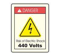 Danger Voltage Labels