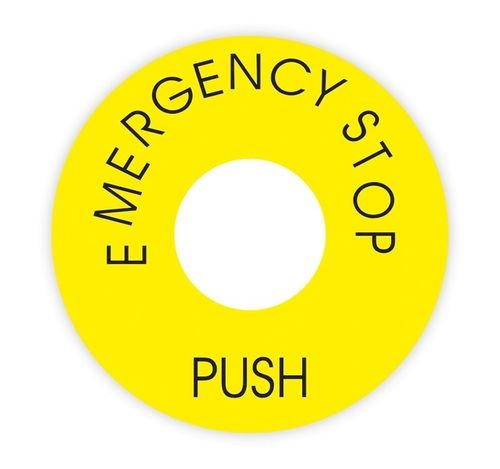 Emergency Top Labels