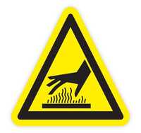 Burn Hazard Labels