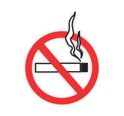 No Smoking Zone Labels