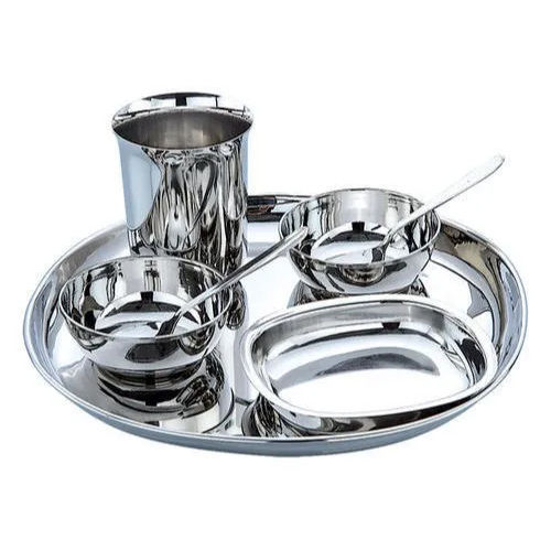 Silver Ss Thali Set