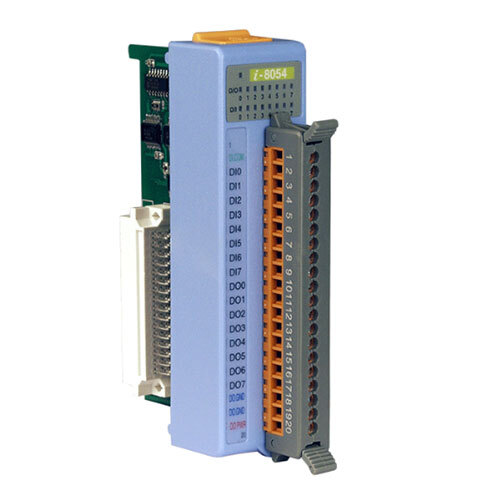 I-8054 8-ch Isolated Digital Input and 8-ch Isolated Digital Output Module (Blue Cover) (RoHS)