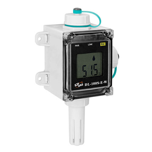 DL-100S-E-W IP66 Remote Temperature and Humidity Data Logger with LCD Display, Using Modbus TCP and MQTT Protocols
