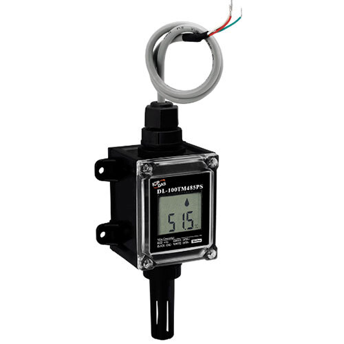 DL-100TM485PS IP66 Remote Temperature and Humidity Data Logger with LCD Display