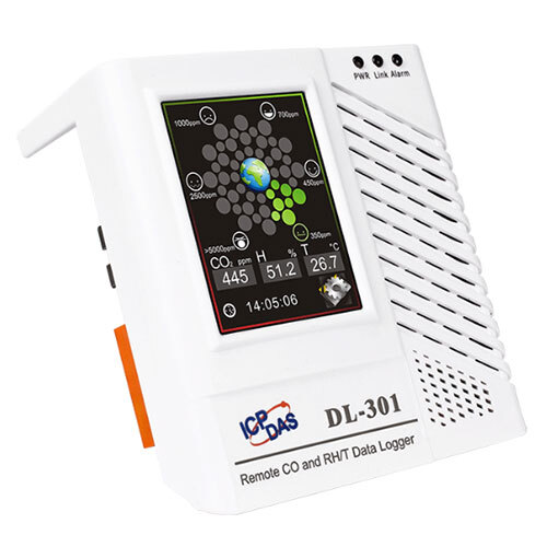 DL-301 Remote CO Temperature Humidity Dew Point Data Logger with Safety Alarm (RS-485, Ethernet, PoE)