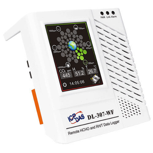 DL-307-WF Remote HCHO Temperature Humidity Dew Point Data Logger with Safety Alarm (RS-485, Ethernet, PoE, Wi-Fi) (Asia Only)