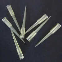 Small Micropipette Tip - Plastic Material, Customized Size , Available in Various Colors, Medical Usage with Warranty