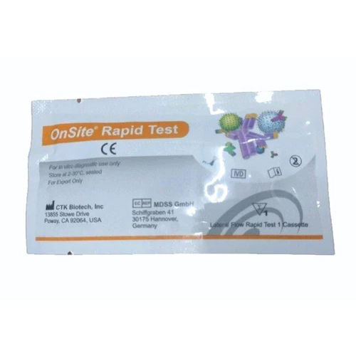 As Per Availability Ctk Biotech Typhoid Test Kit