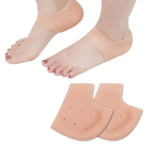 Anti Crack Half Silicone Socks