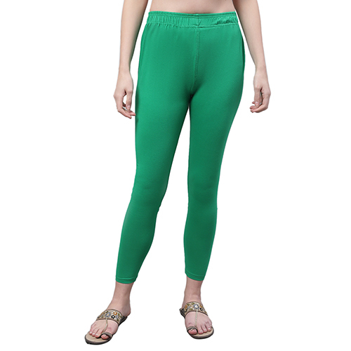 Light Green Cotton Leggings