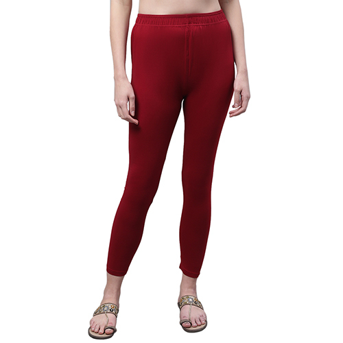 Mehroon Cotton Leggings