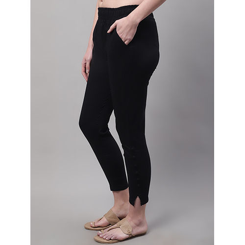 Washable Black Bundi Cotton Pant