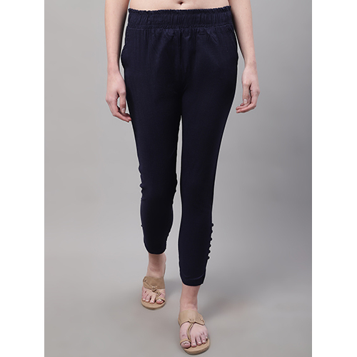 Navy Bundi Cotton Pant