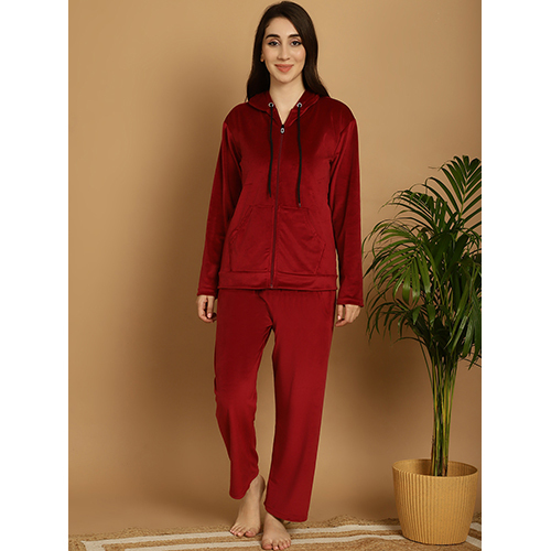 Red Velvet Night Suit