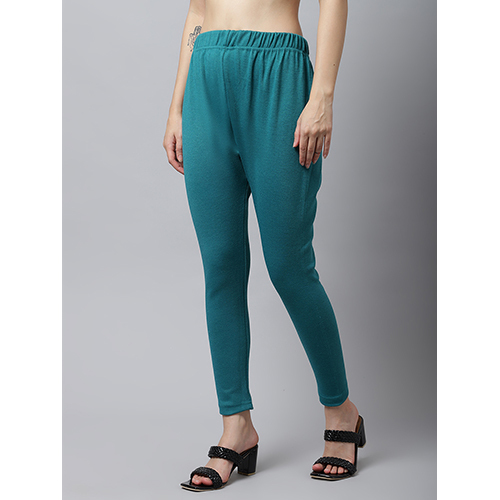 Turquoise Woollen Leggings