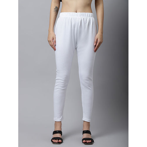 White Woollen Leggings