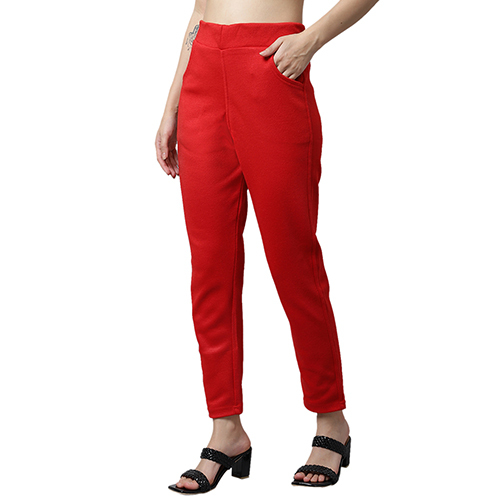 Red Woollen Kurti Ladies Pant