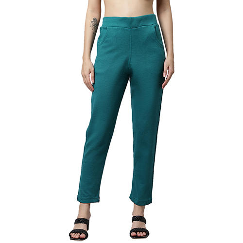 Turquoise Woollen Kurti Pant