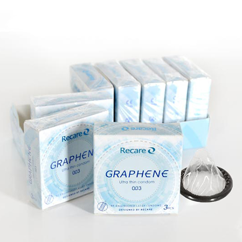 White Graphene Ultra Thin Condoms