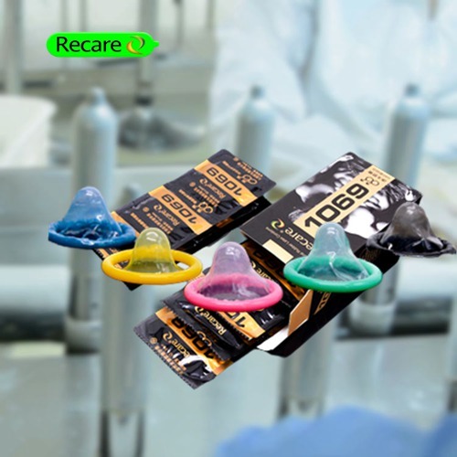 Multicolor Black And Gold Condoms