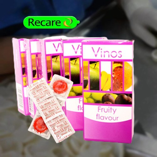 Pink Butterscotch Flavour Condoms