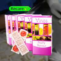 Pink Butterscotch Flavour Condoms