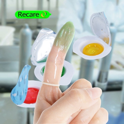 White Medical Cot Finger Condoms