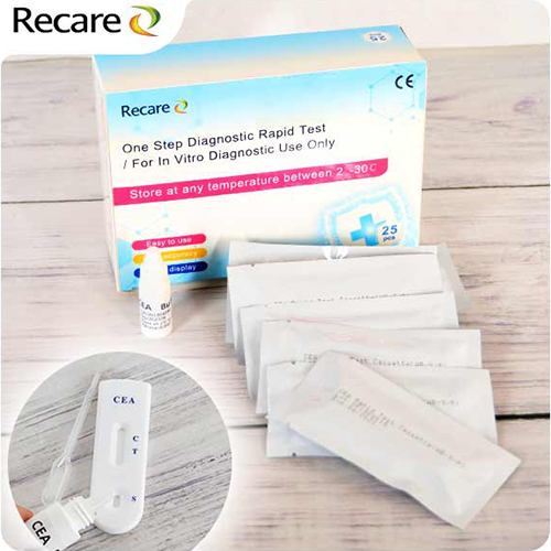 Rapid Test Kit - White Manual Operation for Qualitative Detection of Carcinoembryonic Antigen (CEA) Portable and New